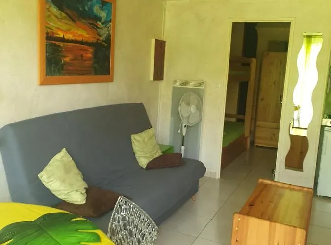 Studio Cabine Familial, Rez De Chaussee,Piscine Et Parking Prives